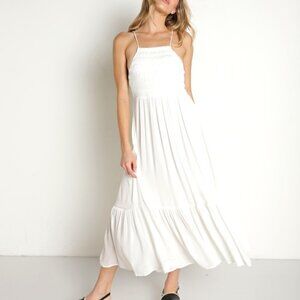 Z Supply Jazmin Maxi Dress White Size S